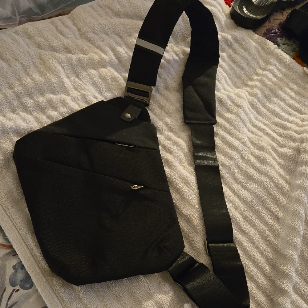 Stylish Black Men's Crossbody Bag